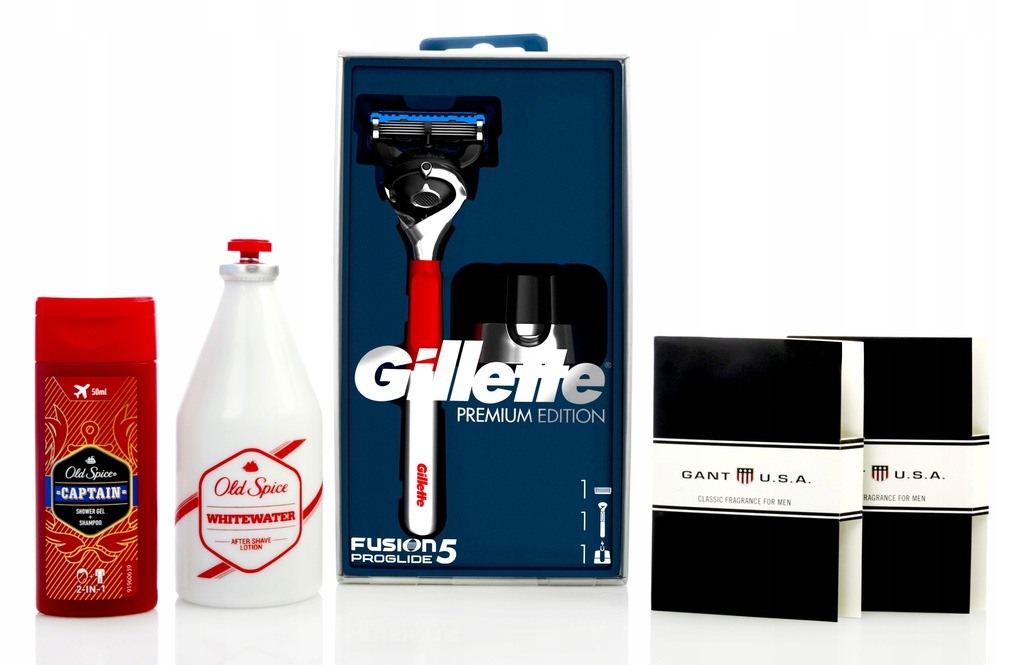 GILLETTE OLD SPICE MĘSKI ZESTAW KOSMETYKÓW +GRATIS 11371939847 oficjalne archiwum Allegro