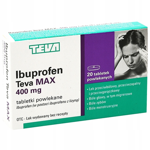 Ibuprofen Max Ból Gorączka - 8383148852 - oficjalne archiwum Allegro