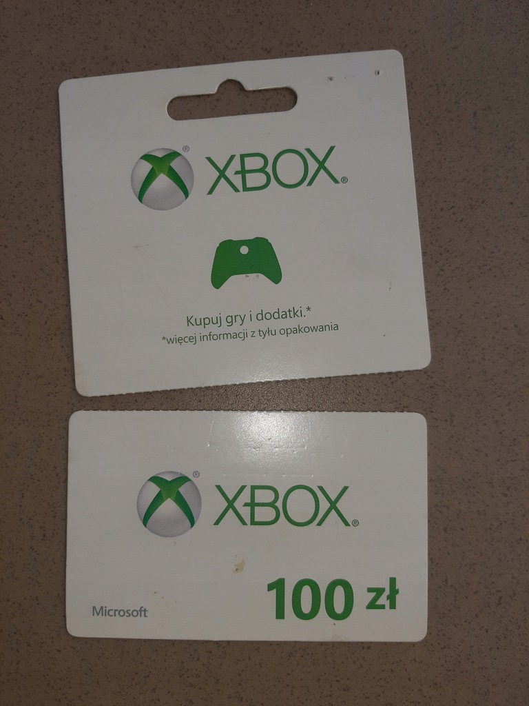 Karta xbox do konta Microsoft 100zł