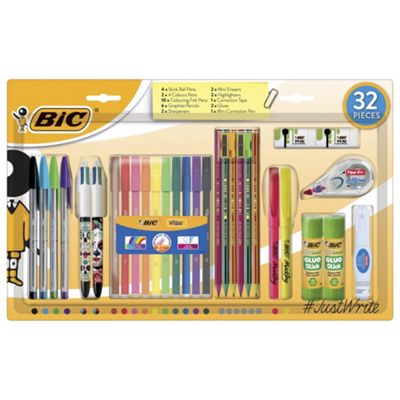 BIC Writing Set 32 Pack Bulk Line ZESTAW 32EL-6511