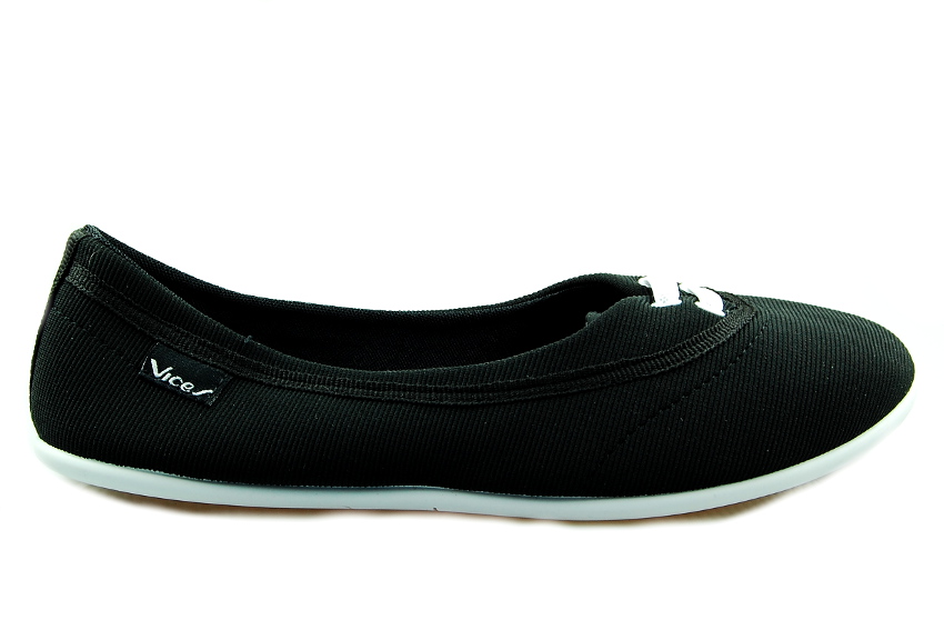 Trampki tenisówki balerinki slip on czarne W 38