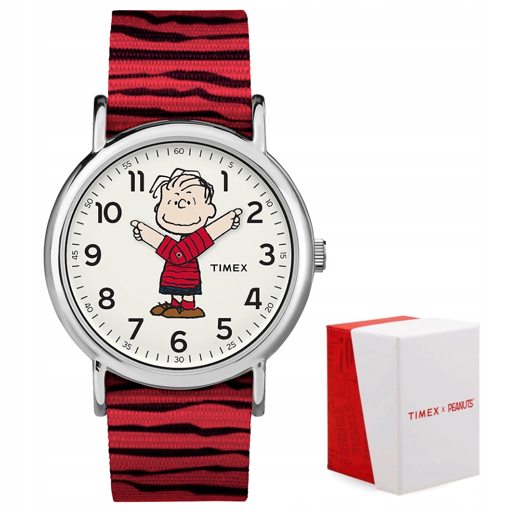 Młodzieżowy zegarek Timex TW2R41200 Peanuts Snoopy