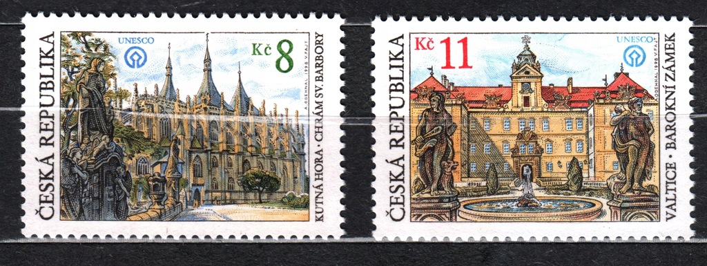 Czechy 1998r.Mi.192-193**
