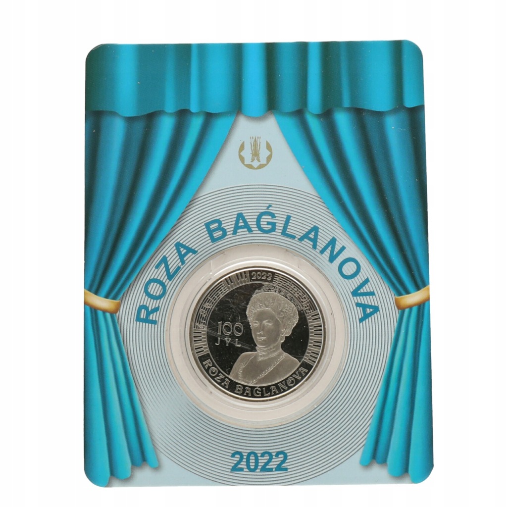 Kazachstan -100 tenge Roza Baglanova - 2022 r blister