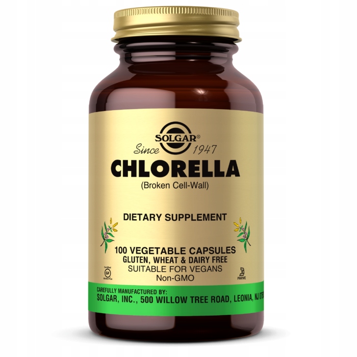 SOLGAR Chlorella 520 mg (100 kaps.)