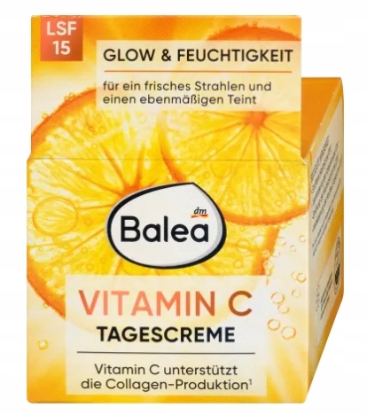 Balea, Vitamin C krem na dzień SPF15, 50ml