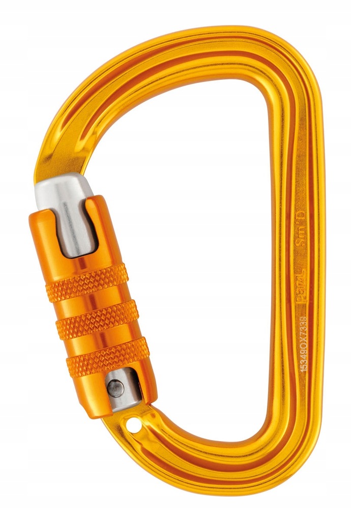 Karabinek Petzl Sm'D Triact-Lock pomarańczowy