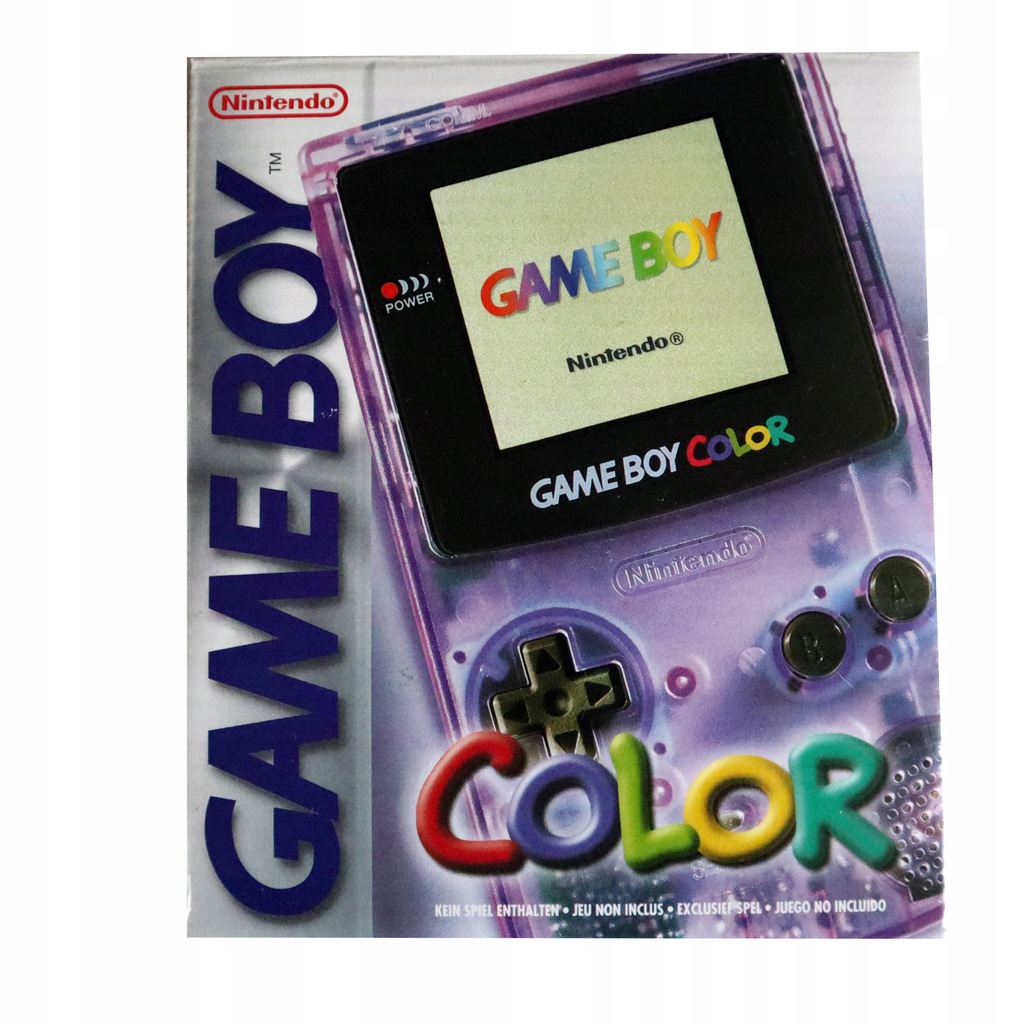 Konsola Game Boy Color Transparentna ORG Pudełko