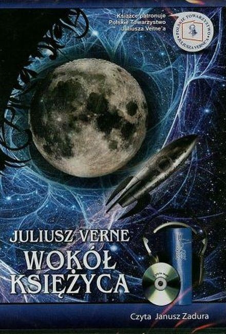 CD MP3 WOKÓŁ KSIĘŻYCA, JULIUSZ VERNE