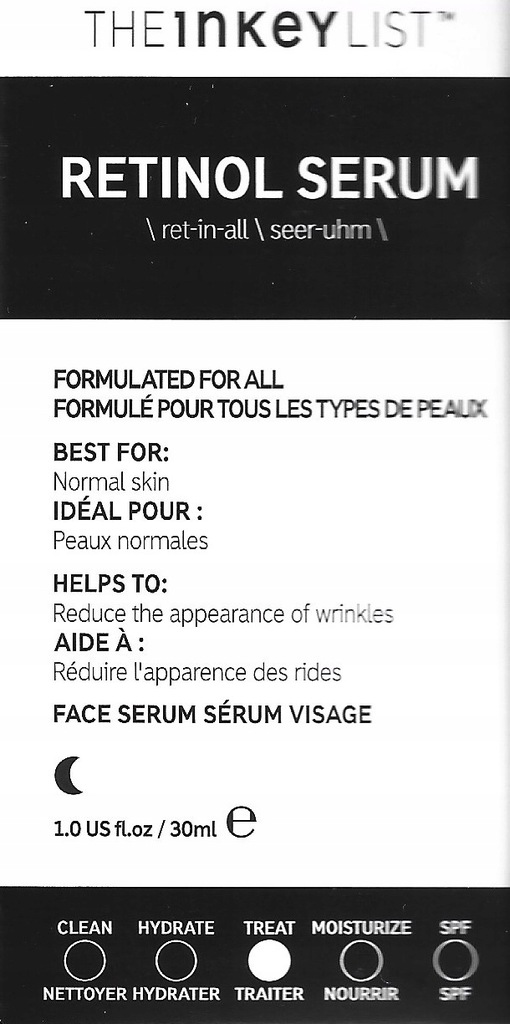 THE INKEY LIST SERUM ODMŁADZAJĄCE z RETINOLEM 30 ML