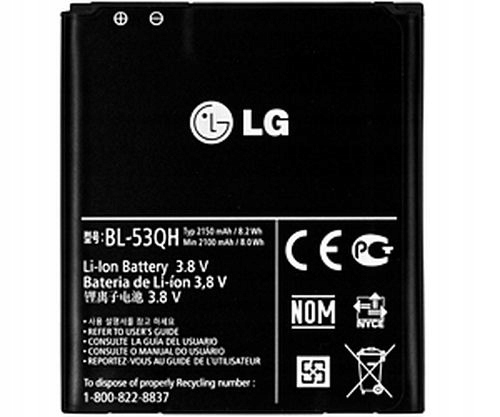 Oryginalna BATERIA LG BL-53QH 2150mAh