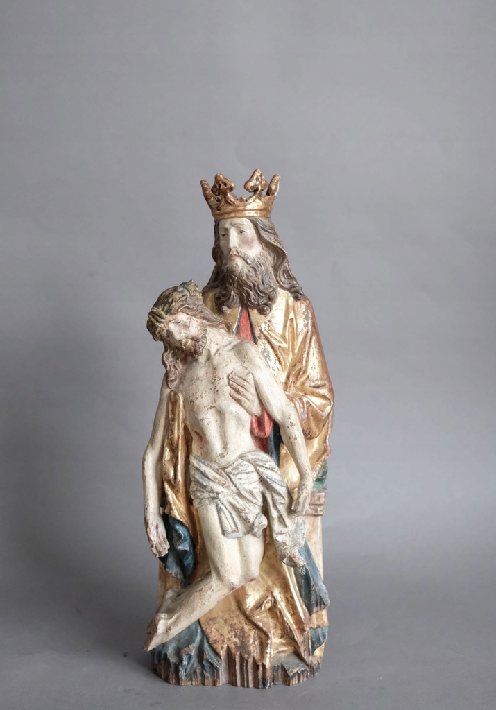 Bóg Ojciec z Chrystusem, XIX wiek, 42cm.