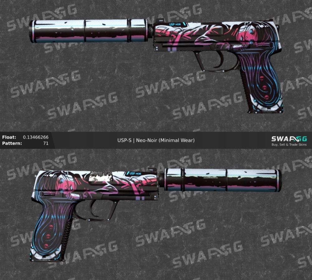 CSGO skin USP-S | Neo-Noir (Minimal Wear) 4/5