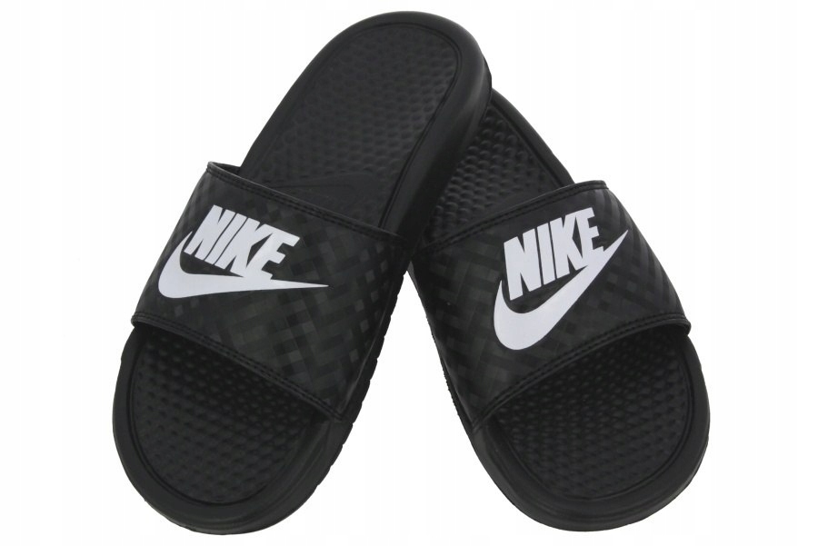 Klapki Nike Benassi Just Do 343881 011 38 czarny