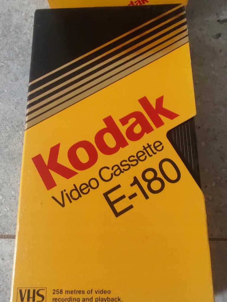 KASETA VHS KODAK E-180