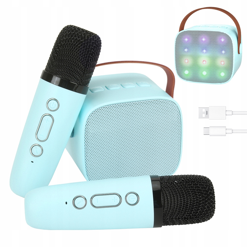MIKROFON Z GŁOŚNIKIEM ZESTAW KARAOKE BLUETOOT