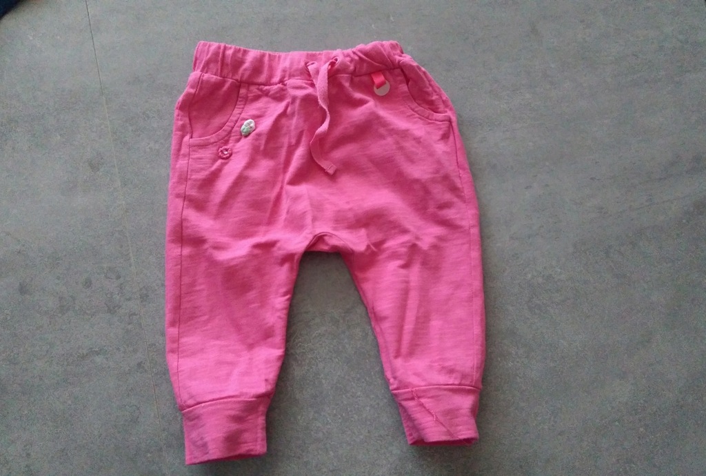 Spodnie dresy legginsy roz. 68 coccodrillo 3 szt.