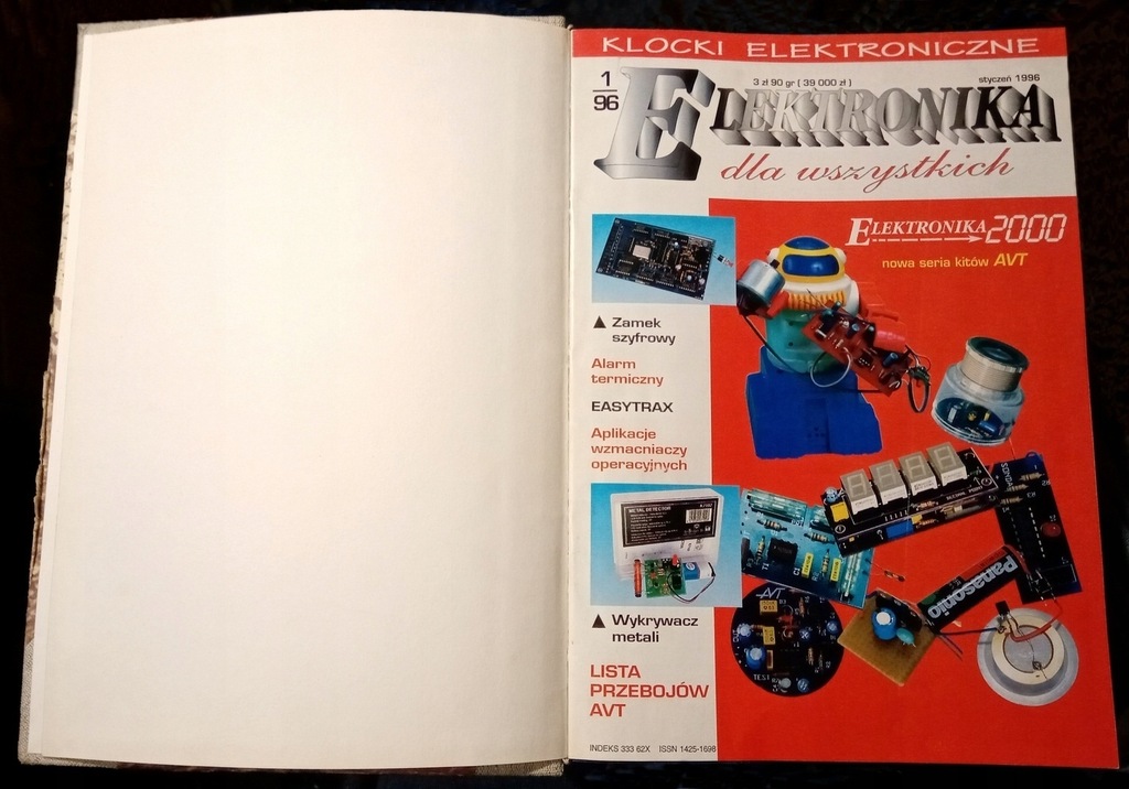 Elektronika Dla Wszystkich rocznik 1996 oprawiony