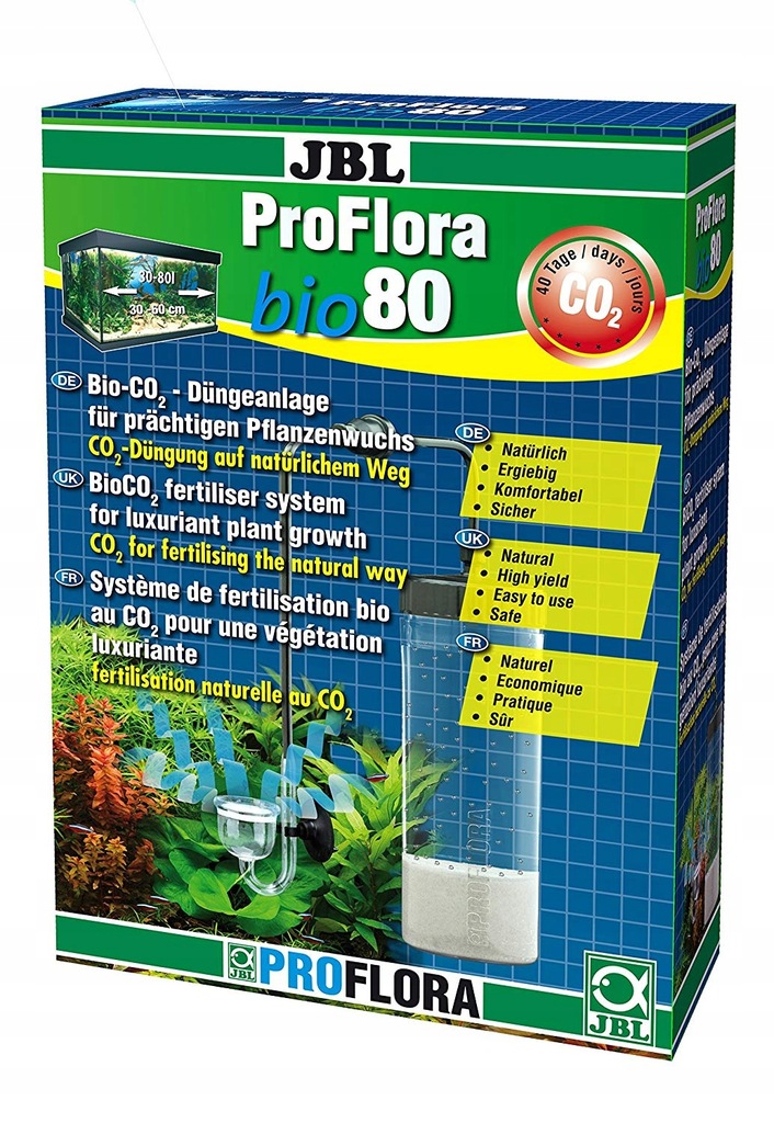 Nawóz dla roślin w akwariach JBL ProFlora Bio 80