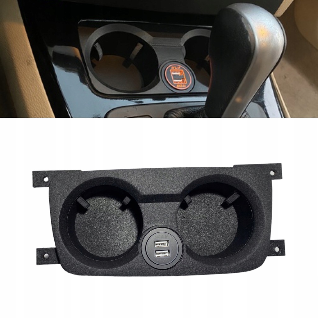 CUP HOLDER UCHWYT NA KUBEK BMW E90 E91 E92 E93 USB 13247037781