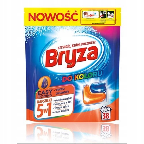 BRYZA Kapsuki do Prania Easy Ironing Kolor 38szt