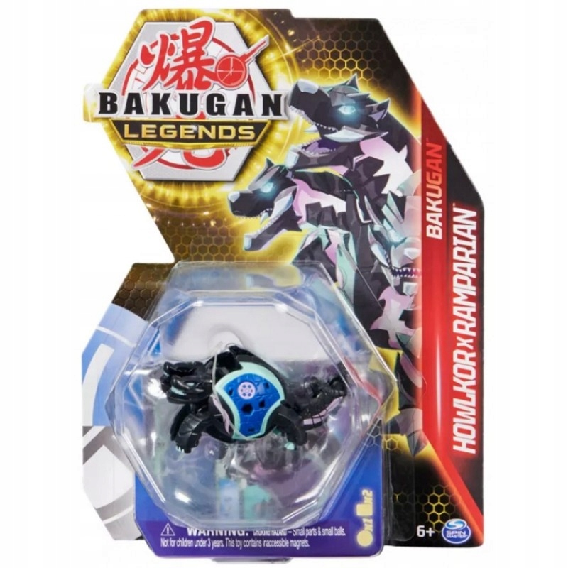 BAKUGAN LEGENDS FIGURKA + KARTY - HOWLKOR X RAMPARIAN 6066093