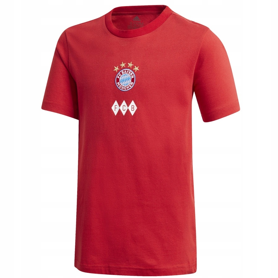 Koszulka adidas FC Bayern TEE FR3960 czerwony 176