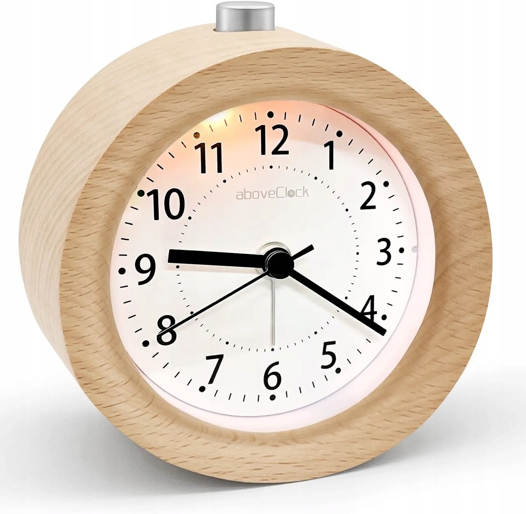 Zegar stołowy ABOVECLOCK brązowy 9,5cm