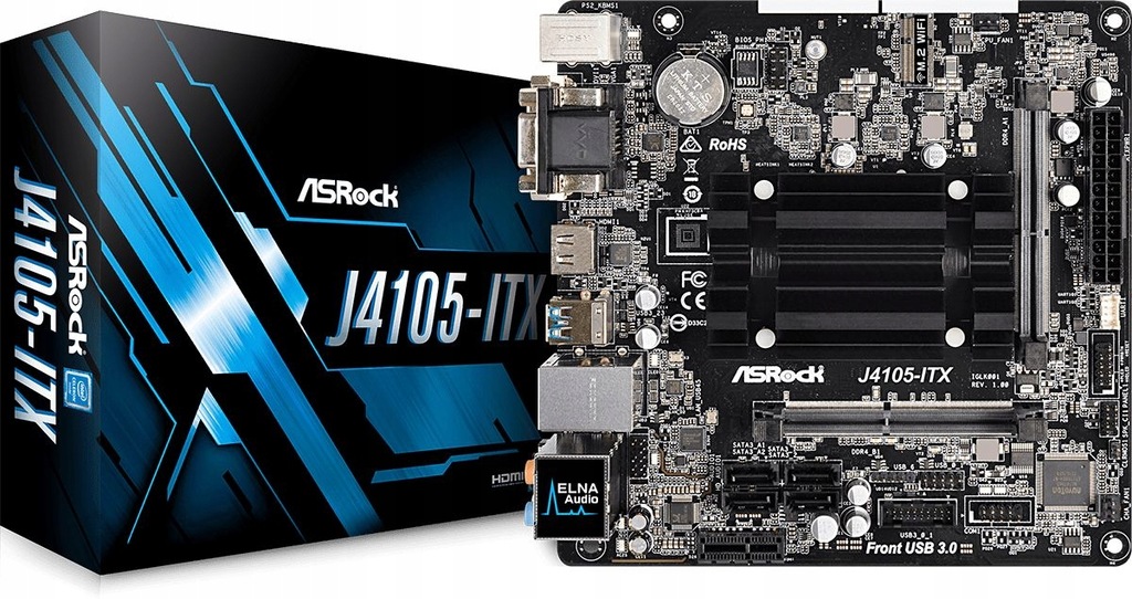 Płyta główna ASRock DDR4 + PROCESOR INTEL J4105