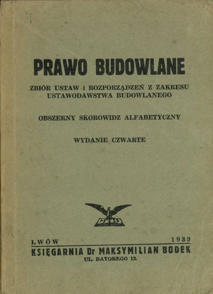 PRAWO BUDOWLANE 1939