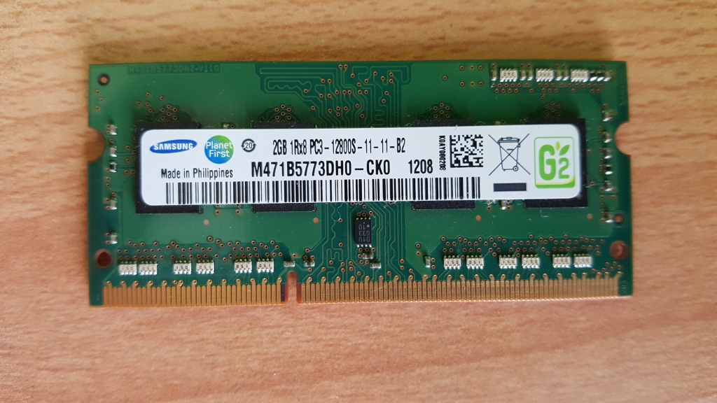 Pamięć RAM DDR3 2GB do laptopa