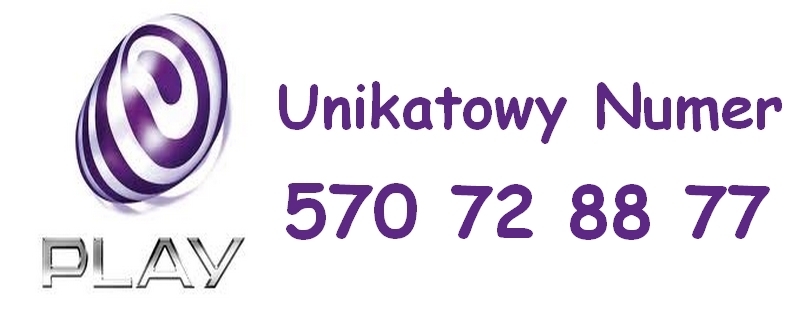 UNIKATOWY NUMER PLAY 570 72 88 77 - STARTER 5 ZŁ