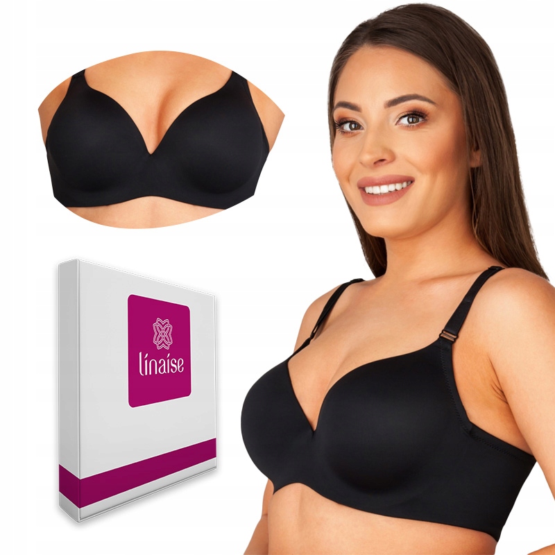 Biustonosz Push-Up Linaise Clara 1679 Czarny 75B