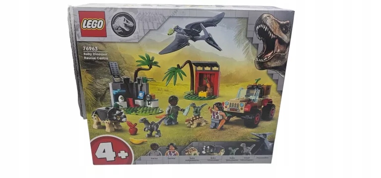 LEGO JURASSIC WORLD 76963 CENTRUM RATOWANIA MAŁYCH DINOZAURÓW