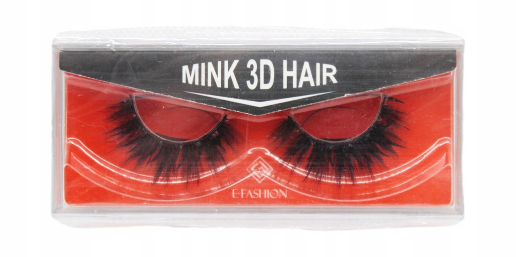 Sztuczne rzęsy E-Fashion MINK 3D HAIR czarne