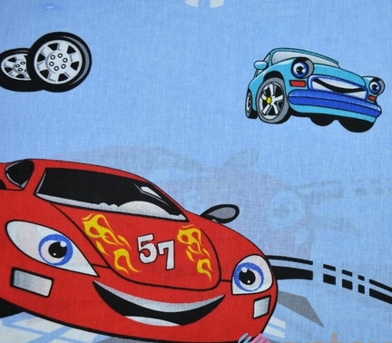 Pościel Bawełniana Radosne samochodziki