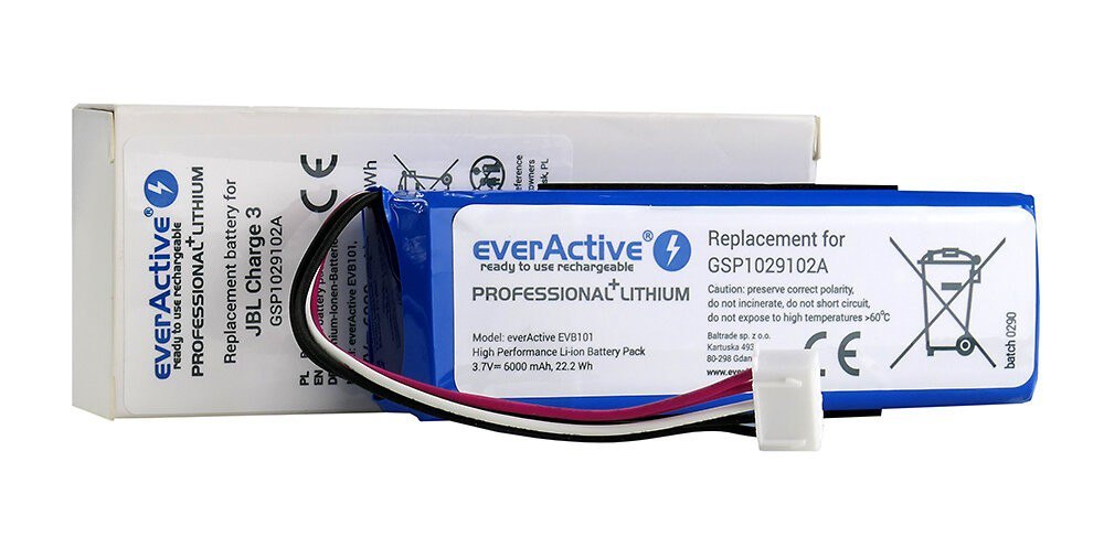 Baterie EVERACTIVE Litowe 6000mAh Kartonik EVB101