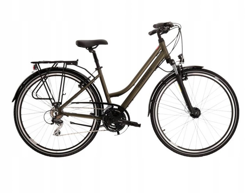 Купить Велосипед женский Kross Trans 3.0 хаки М-17: отзывы, фото, характеристики в интерне-магазине Aredi.ru
