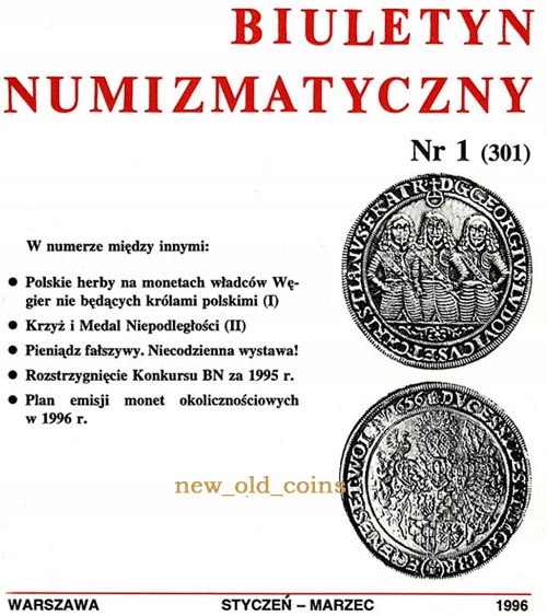 BIULETYN NUMIZMATYCZNY NR 1_1996 r.