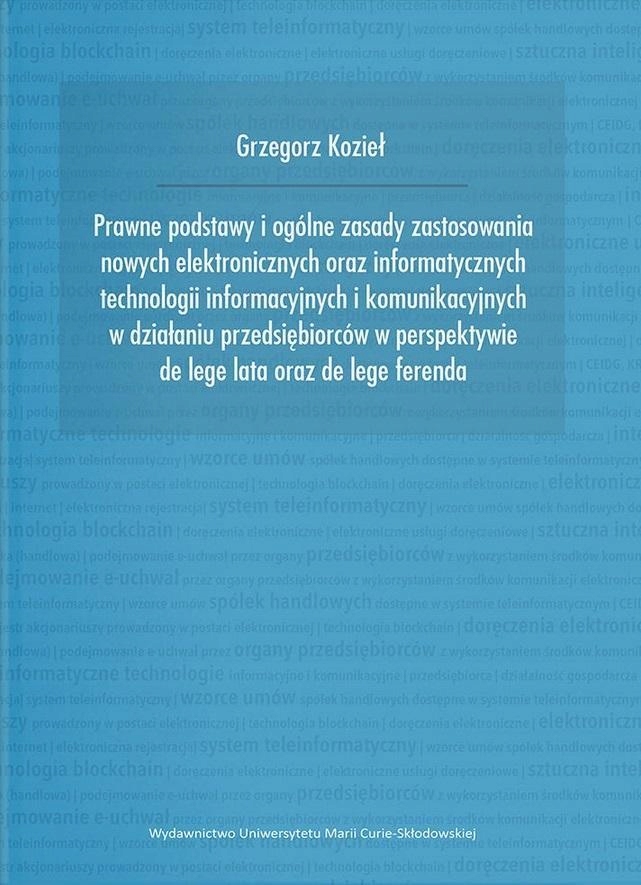 PRAWNE PODSTAWY I OGÓLNE ZASADY ZASTOSOWANIA NOWYC