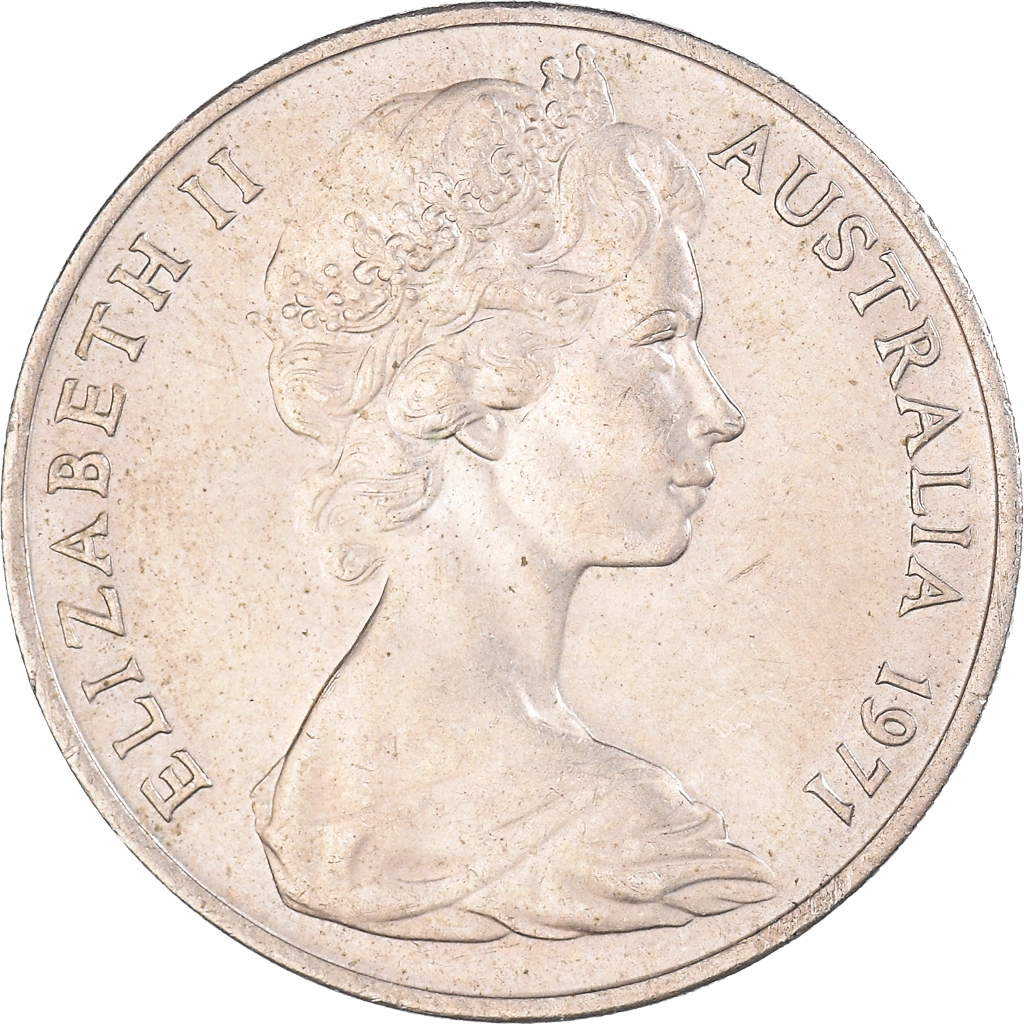 Moneta, Australia, 20 Cents, 1971