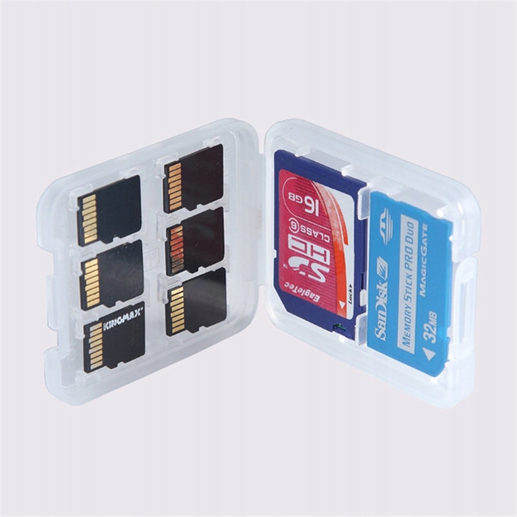 MOCNE Etui na 8 kart PAMIĘCI 1 x SD i 6 x Micro SD