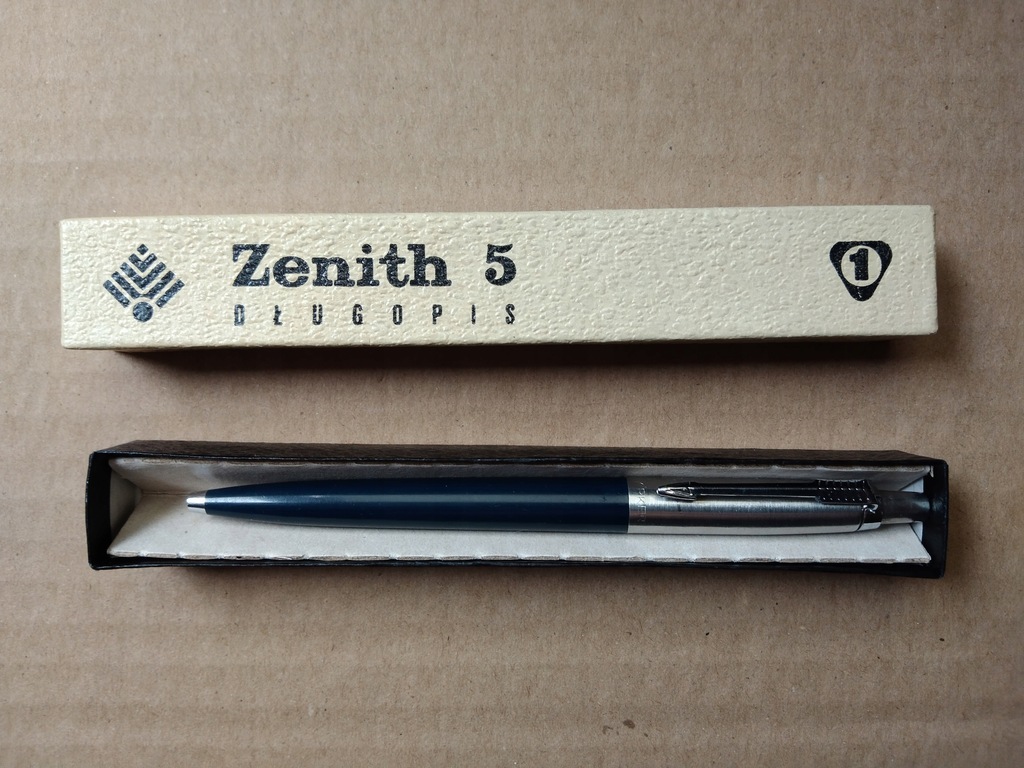 Zenith 5 bardzo rzadki długopis lata 70-te PRL