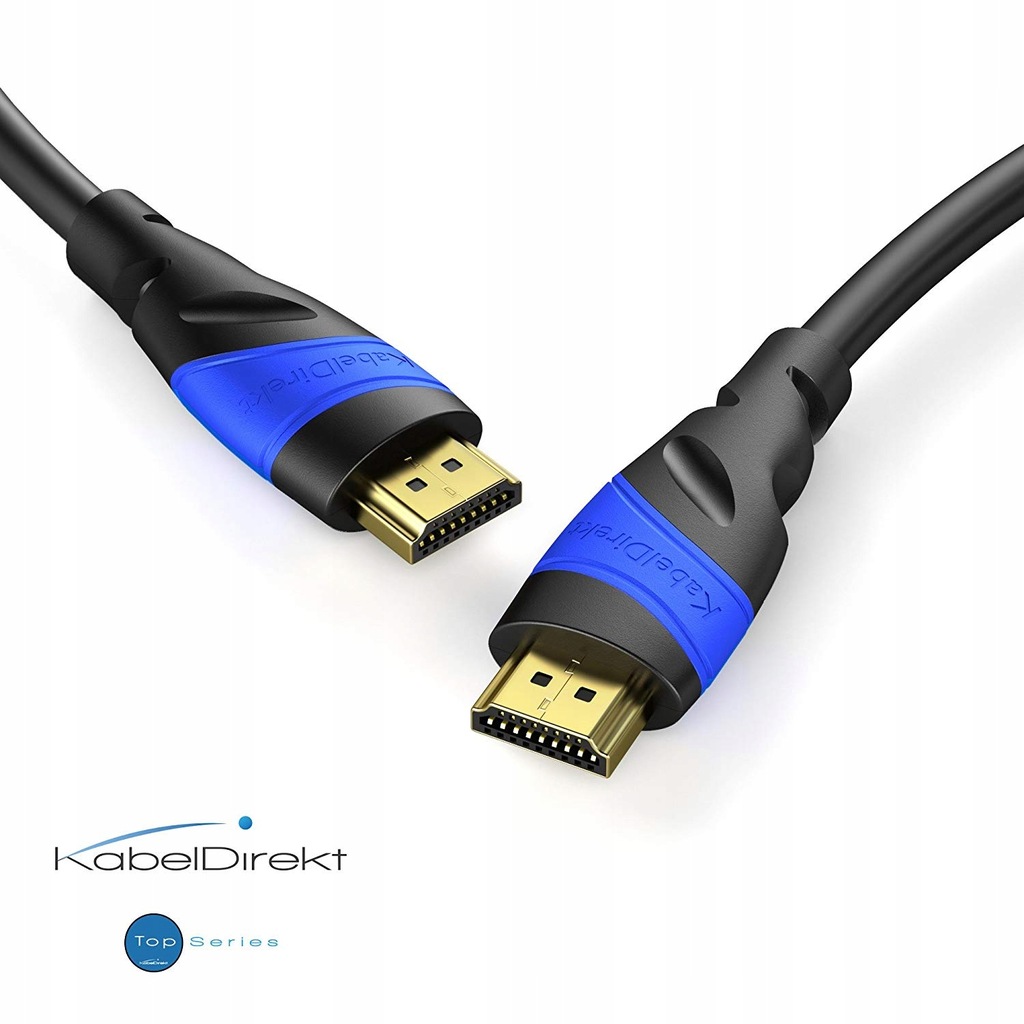 KabelDirekt High Speed HDMI Kabel Ethernet 1.0 2m
