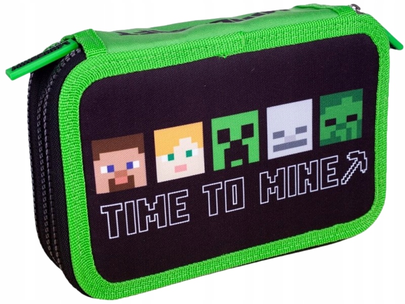 PIÓRNIK szkolny ASTRA trzykomorowy MINECRAFT Jumbo