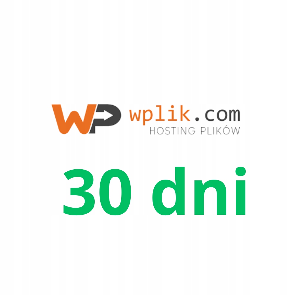 KONTO WPLIK.COM PREMIUM 30GB 30 dni