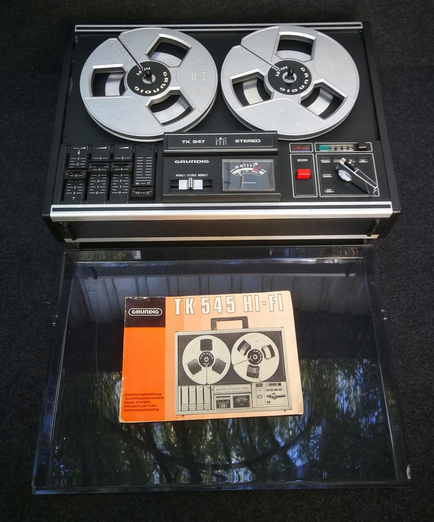 GRUNDIG TK 547 STEREO Hi Fi magnetofon szpulowy