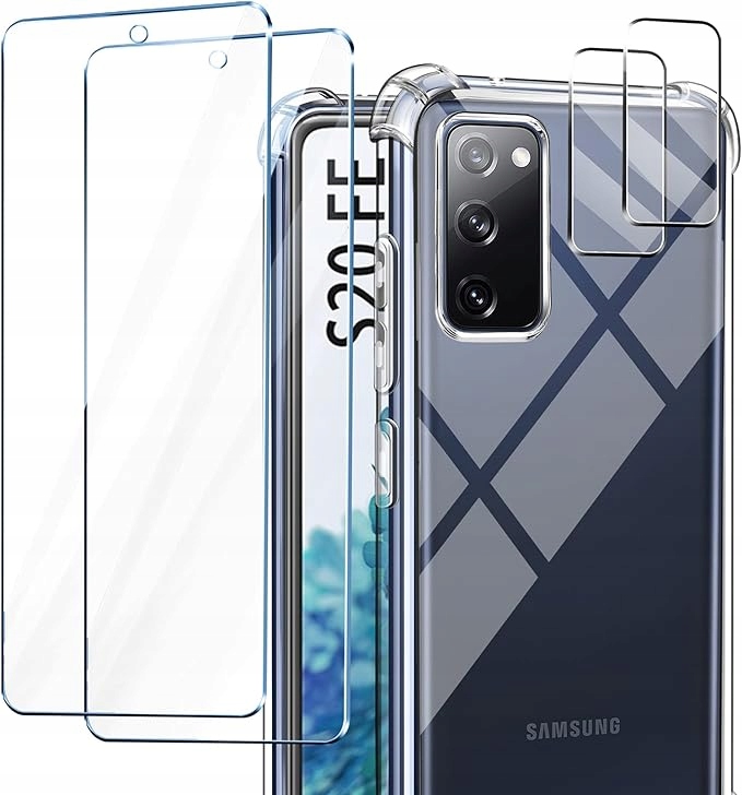Etui Case Plecki do Samsung Galaxy S20 FE 4G / 5G Przezroczysty +2 folii