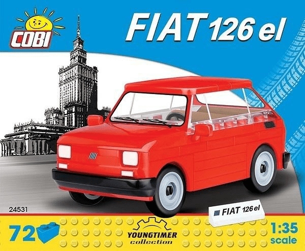 klocki Mały Fiat 126P 1994-1999 Cobi 24531