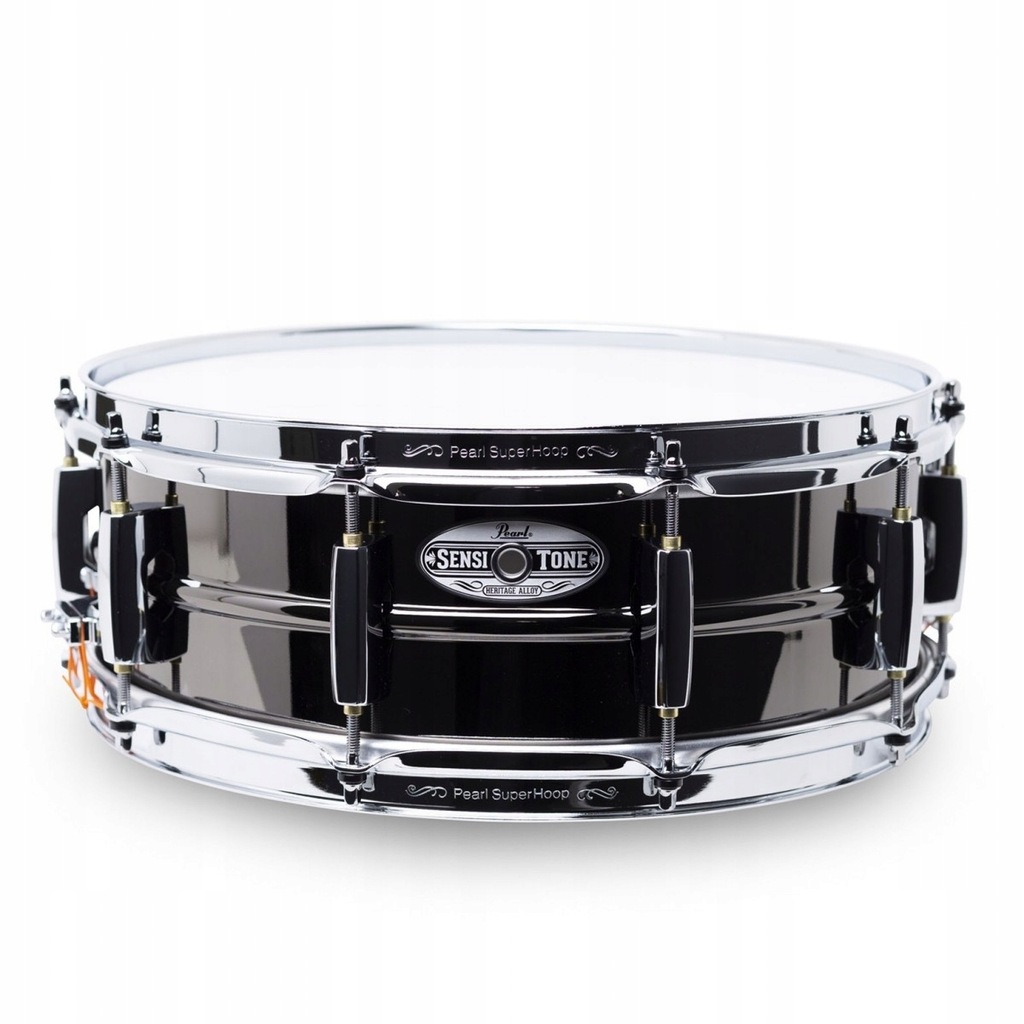 Pearl Sensitone Heritage 14' x 5' Brass werbel, Black Chrome